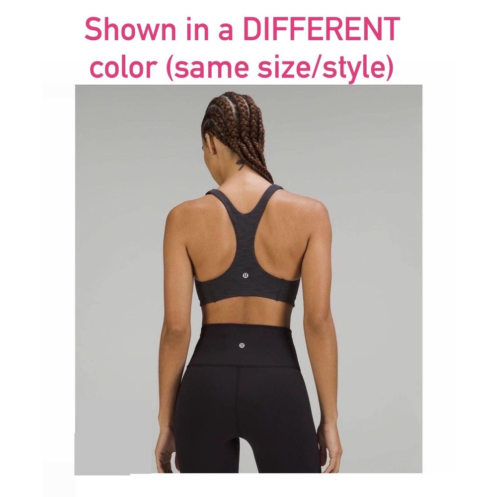 NWT Lululemon Wunder Train Long Line Bra EVERLUX Size 6 C/D Cedar CFSM - Picture 9 of 10
